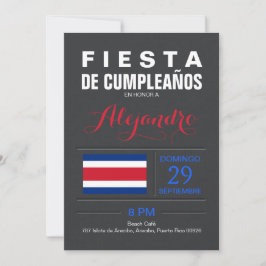 Modern: Costa Rica Party Einladung