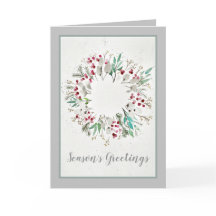 Modern Country Holly Pine Kiefer Weihnachten