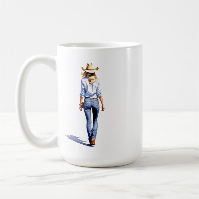 Modern Cowgirl Walk Kaffeetasse (Links)