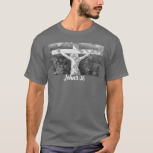 MODERN CRUCIFIX ART Taufe/Church Grau T-Shirt