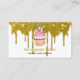 Modern Cupcake Logo Bäckerei Koch Catering Confet Visitenkarte