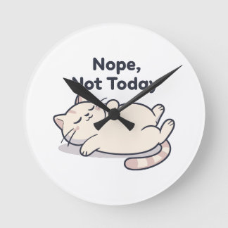 Modern Custom 8" Round Acrylic Wall Clock – Gift Runde Wanduhr