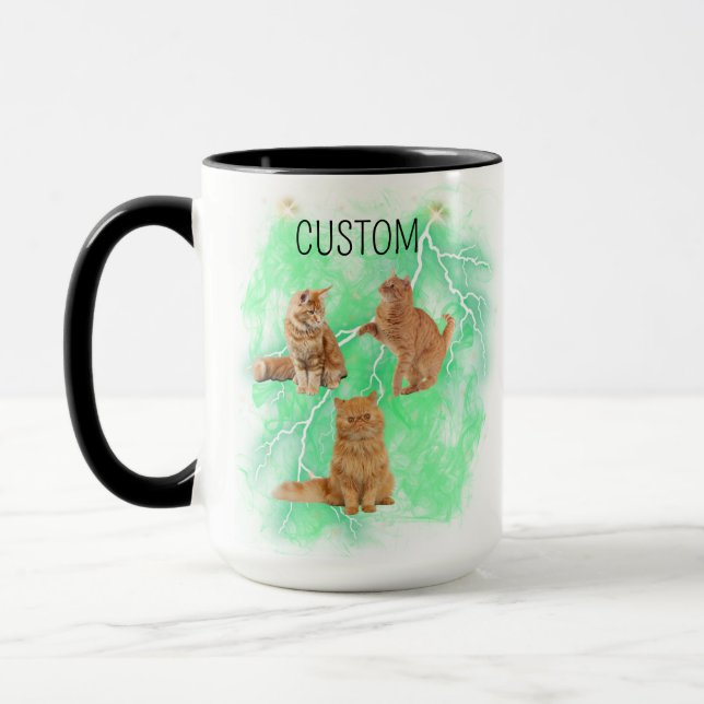 Modern Custom Bootleg Cat Lover Pet Geschenke Idee Tasse (Links)