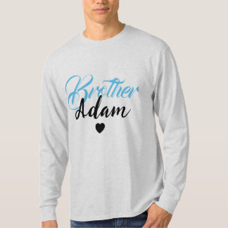 Modern Custom Brother Name - Sondername Personalis T-Shirt