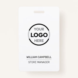 Modern Custom Employee Business Logo-ID Ausweis