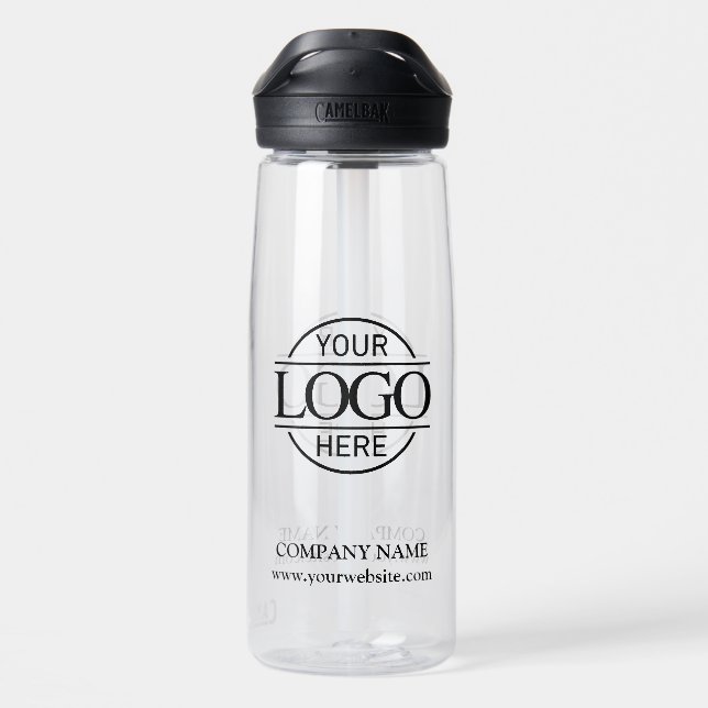 Modern Custom Logo Business Branding Promotional Trinkflasche (Rückseite)