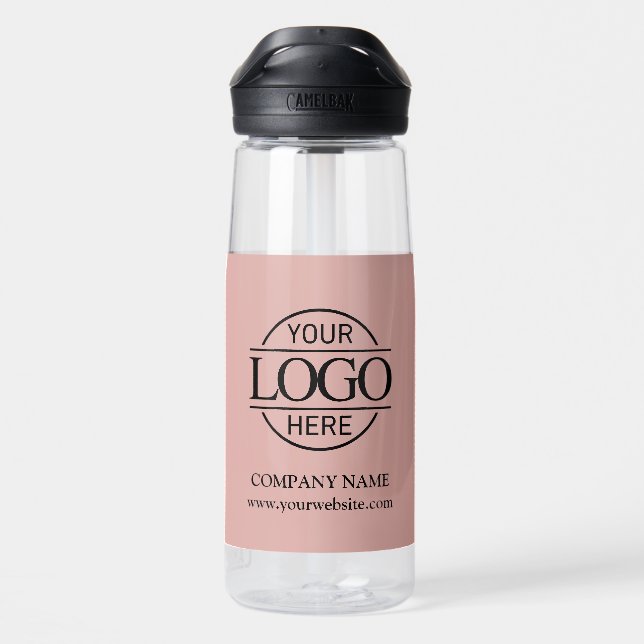 Modern Custom Logo Business Branding Promotional Trinkflasche (Rückseite)