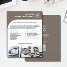 Modern Custom Logo Photo QR Marketing Business