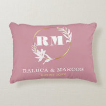 Modern Custom Monogram Anniversary Keepsake