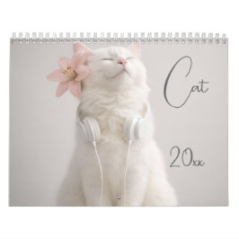 Modern Cute Funny Pet Cat Photos Kalender