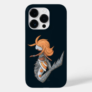 Modern Cyberpunk Mermaid Illustriert Case-Mate iPhone 14 Pro Hülle