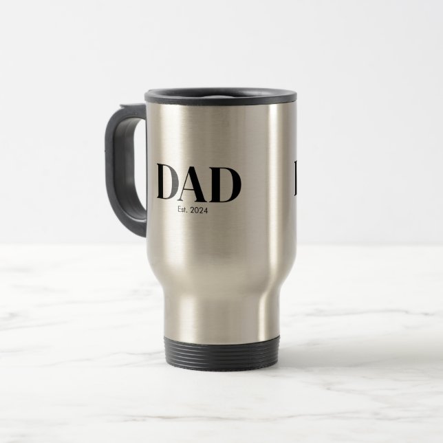 Modern Dad Established  Reisebecher (Vorderseite Links)