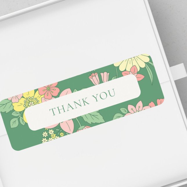 Modern DANK YOU Boho Floral (Von Creator hochgeladen)