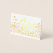 Modern Danke! Butterfly Birds Hearts Filigree