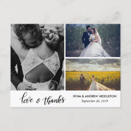 Modern Danke, dass Sie Drehbuch Drei Hochzeiten Fo Postkarte