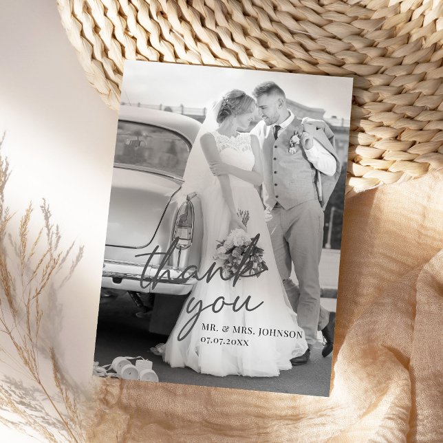 Modern Dankeschön Karte mit Bild (Von Creator hochgeladen)