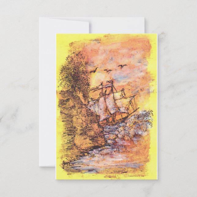 Modern Dankeskarte (Vorderseite)