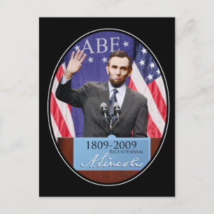 Modern Day Abraham Lincoln Postkarte