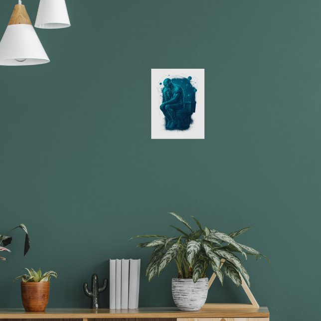 Modern Day Thinker Poster (Wohnzimmer 1)