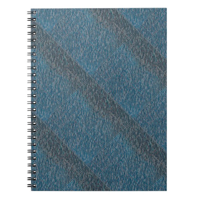 MODERN DEEP BLUE NIEDLICH Spiral Foto Notebook Notizblock (Vorderseite)