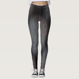 MODERN DEEP Grau Schwarz NIEDLICHE LEGGINGS