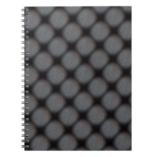 MODERN DEEP GRAY BLACK NIEDLICH Spiral Foto Notebo Notizblock