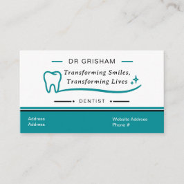 Modern Dentist Business Card Template Visitenkarte