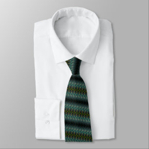 Modern Design Neck Tie - Blue Green Energy Krawatte