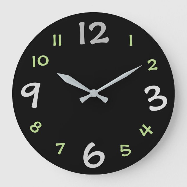 Modern design wall Clock Große Wanduhr (Vorderseite)