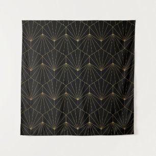 Modern Diamant, Art Deko Design Wandteppich