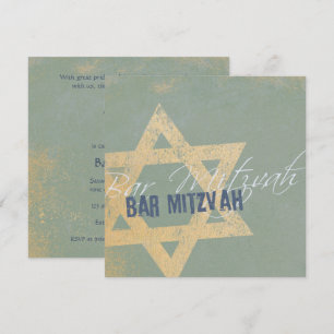 Modern Distressed - Kneipe Mitzvah Invitation Einladung