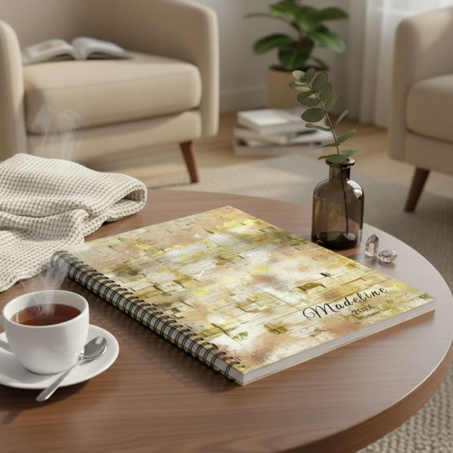  Modern drawing  elegant pattern spiral Notizbuch (Von Creator hochgeladen)