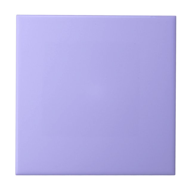 Modern Dusty Blue Monochrome Fliese (Vorderseite)