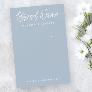 Modern dusty Blue Ohrring