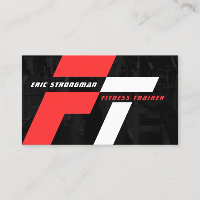 Modern Dynamic Motion Visitenkarte (Vorderseite)