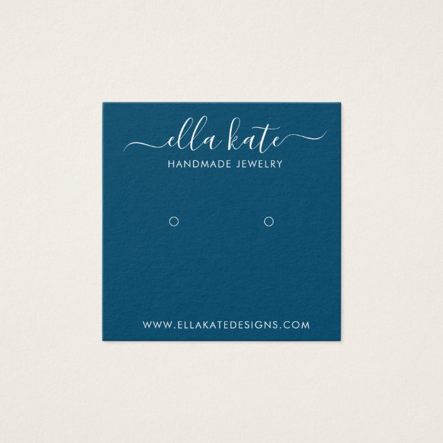 Modern Earring Display Card (Vorderseite)