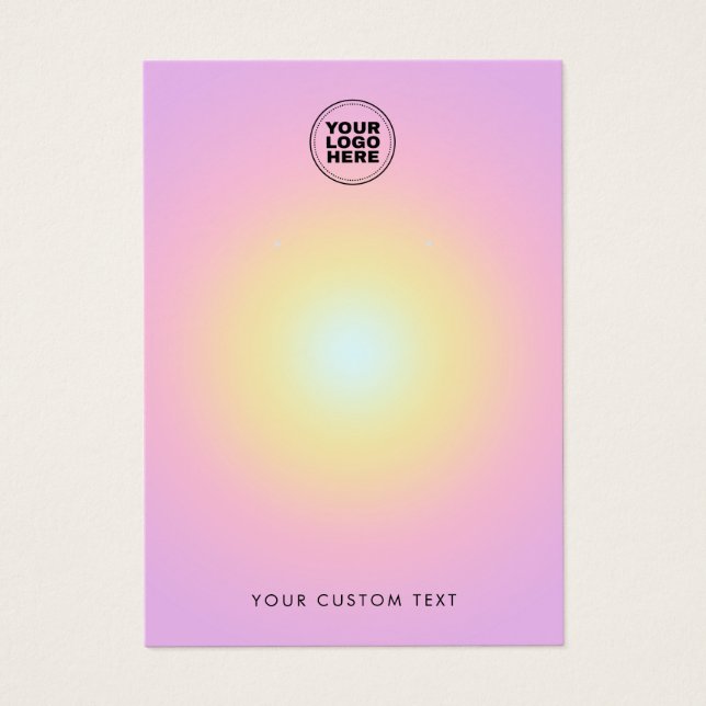 Modern Earring Display Card (Vorderseite)