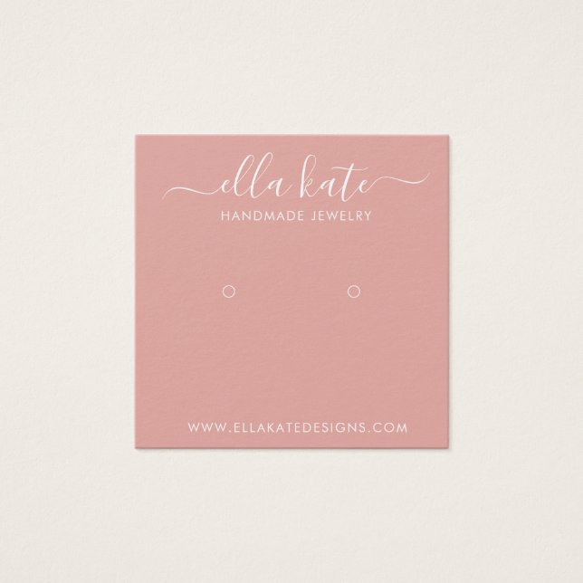 Modern Earring Display Card (Vorderseite)