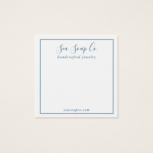 Modern Earring Display Card (Vorderseite)