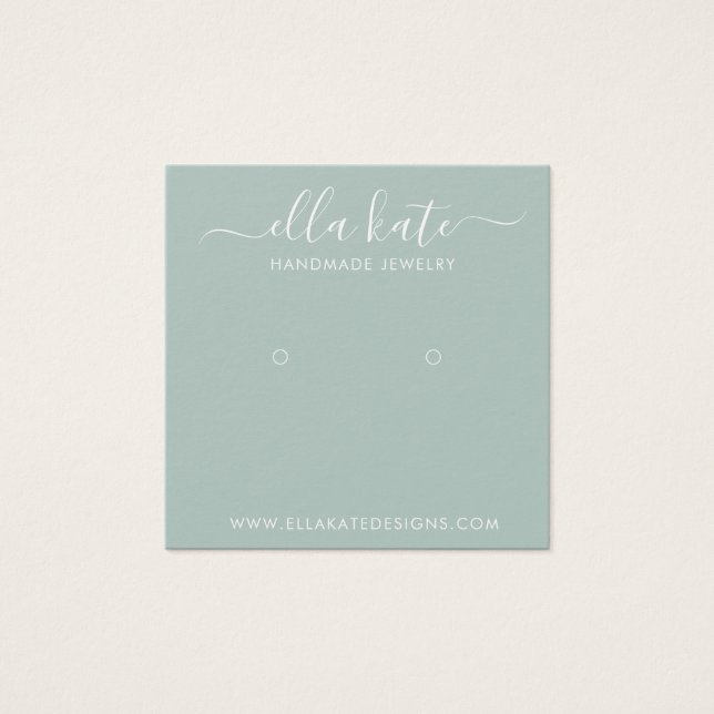 Modern Earring Display Card (Vorderseite)