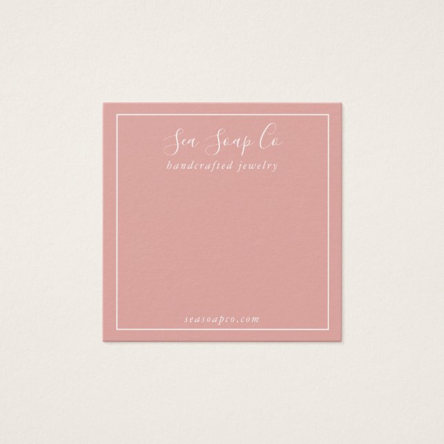 Modern Earring Display Card (Vorderseite)