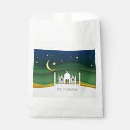 Modern Eid Mubarak Papier Schneide Moschee - Gefal Geschenktütchen