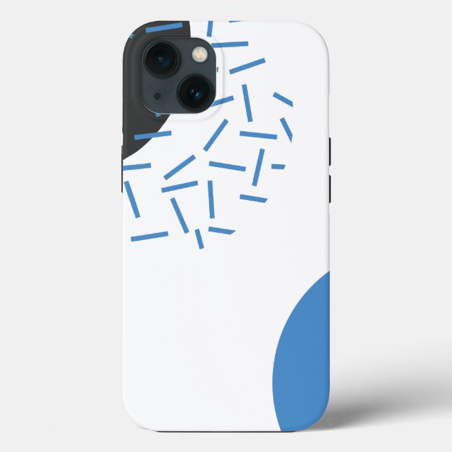 Modern, einfach, cool, abstrakt, grafisch Case-Mate iPhone hülle (Rückseite)