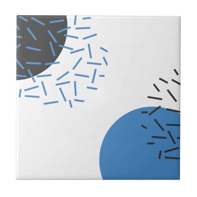 Modern, einfach, cool, abstrakt, grafisch fliese (Vorderseite)