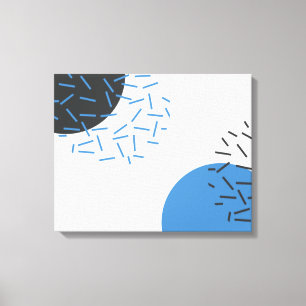 Modern, einfach, cool, abstrakt, grafisch leinwanddruck