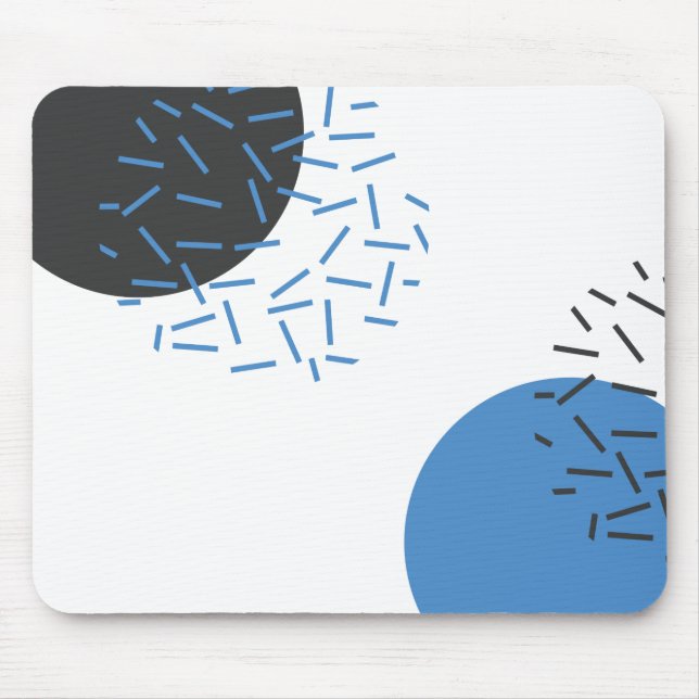 Modern, einfach, cool, abstrakt, grafisch mousepad (Vorne)