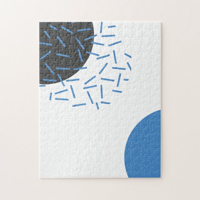 Modern, einfach, cool, abstrakt, grafisch puzzle (Vertikal)