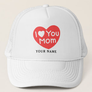 Modern Einfach Ich Liebe Dich Mama Truckerkappe