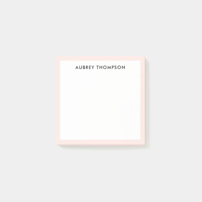 Modern einfach post-it klebezettel (Vorderseite)