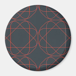 Modern, einfach, süß, spielerisches geometrisches magnet